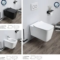 PATE sanitary ware brushed gold wall mounted wc toilet CE draw bench rimless wall hung toilet