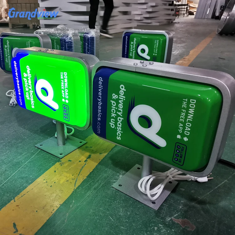 Outdoor Advertising Customized Coffee Shop Store Bar Led Sign Light Box Signage