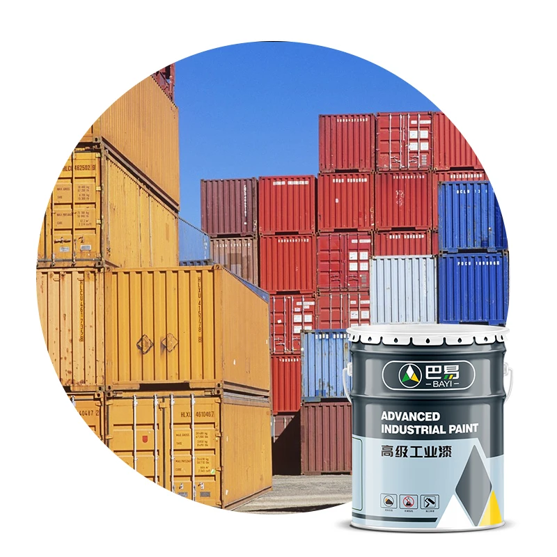 Custom color alkyd enamel for metal protection, container anti-corrosion and anti rust paint