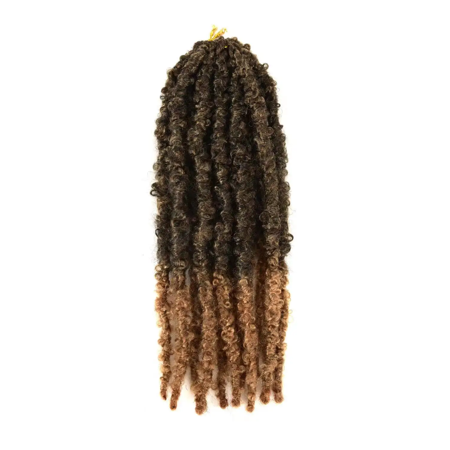 Butterfly Locs Crochet Hair Pre-looped Distressed Soft Faux Locs Crochet Braids Butterfly Twist Braiding Hair for Women