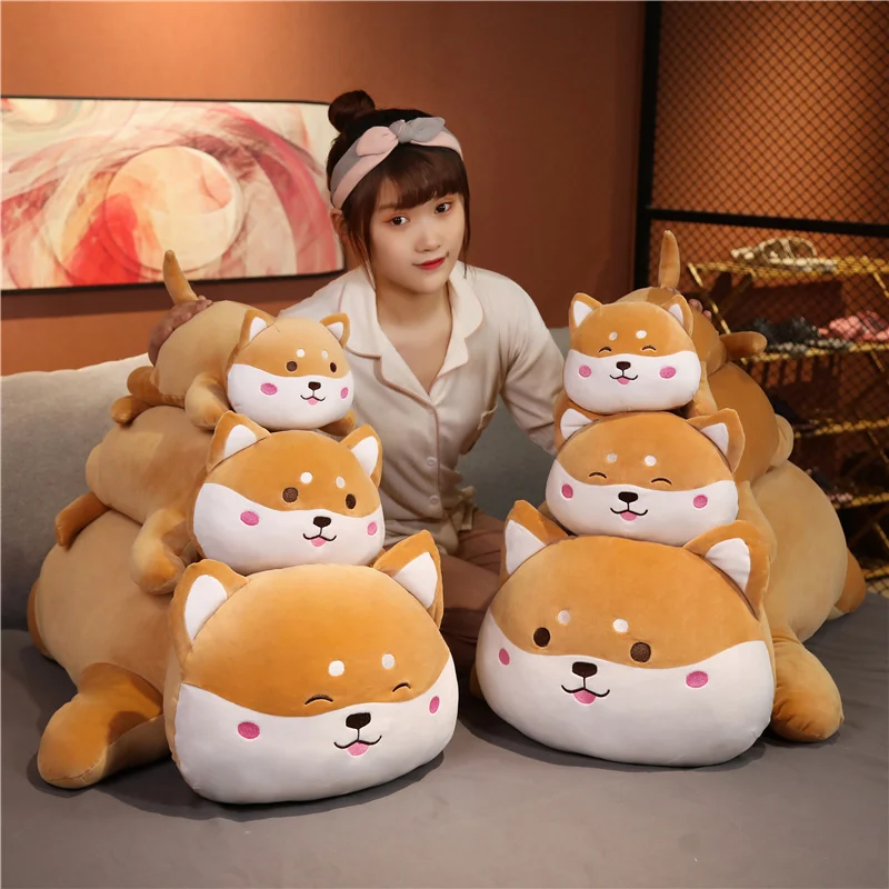 Stuffed Animal Shiba Inu Plush Toy Anime Corgi Kawaii Plush Soft Pillow Plush Toy Gifts