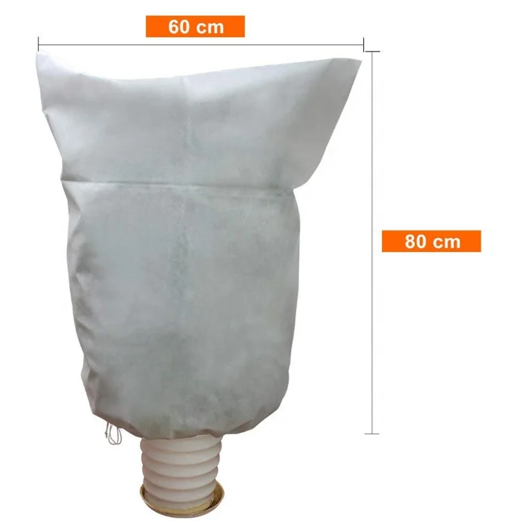 Тёплый чехол для защиты растений от мороза, для наружного дворика, зимний нетканый чехол для растений