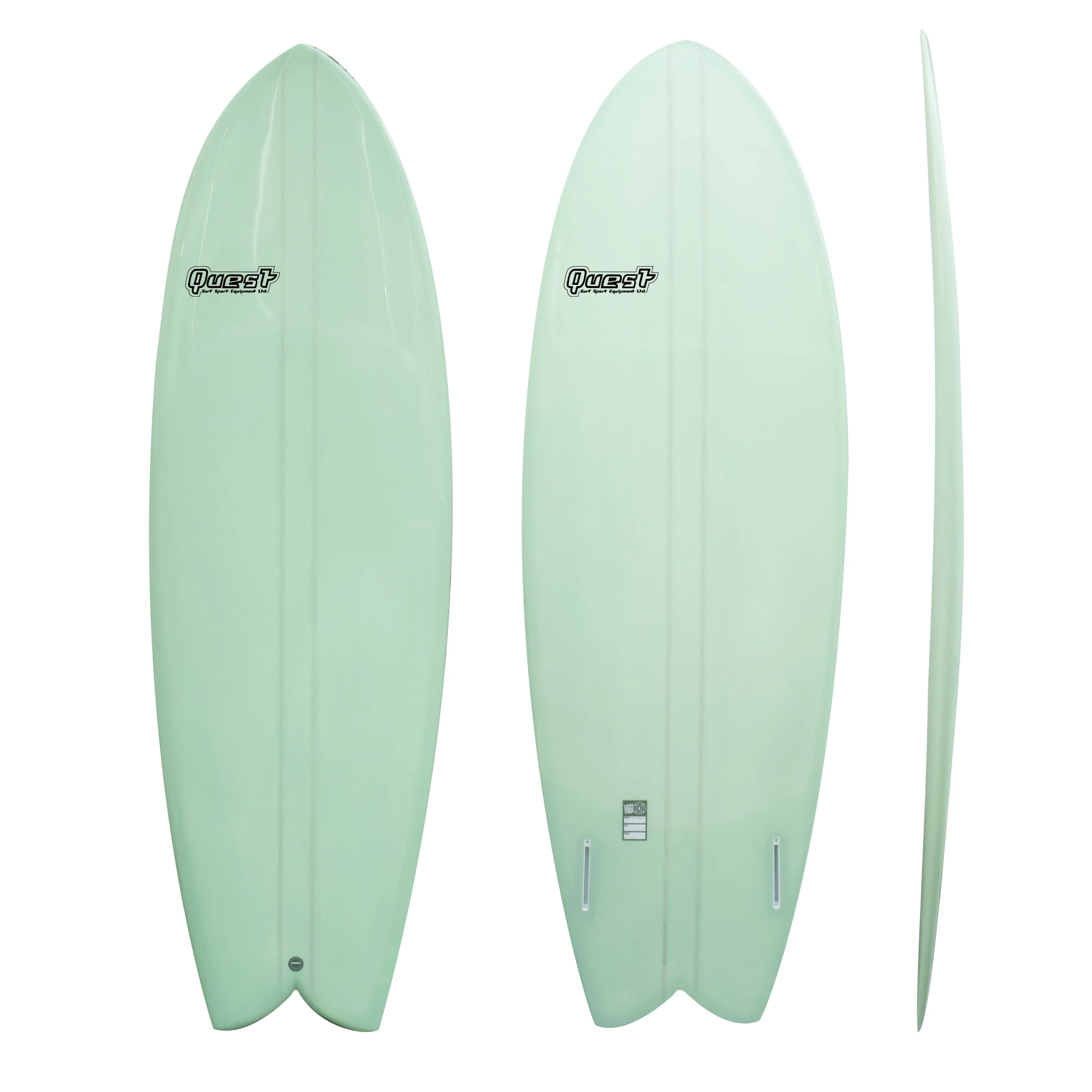 Performance High Quality EPS Blank Epoxy Resin Tint Retro Fish Short Board Surfboard