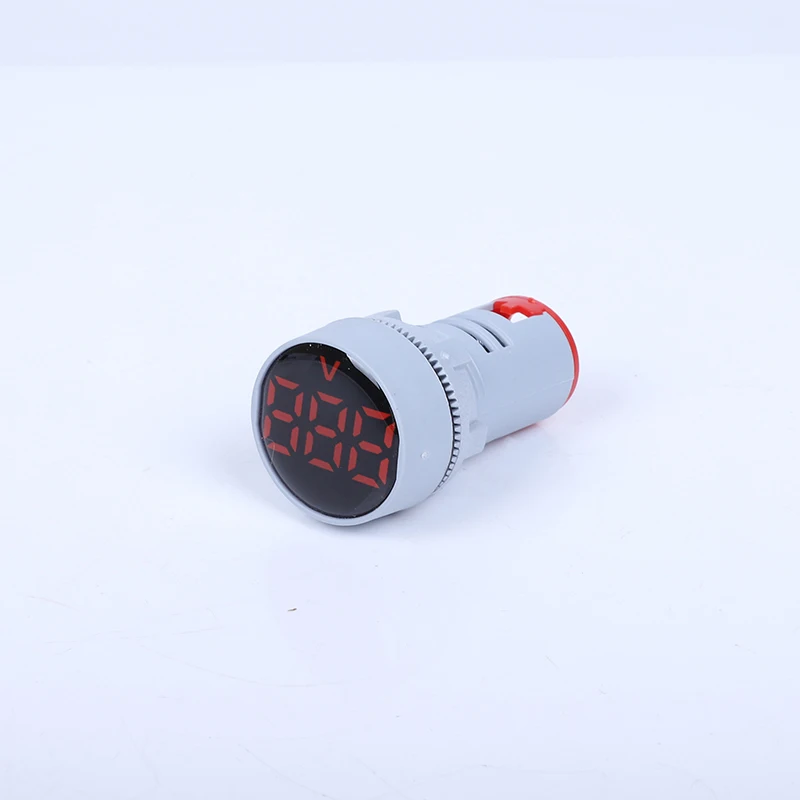 High quality dc voltmeter 22mm round digital voltmeter 20/50/100a dcv lcd digital voltmeter ammeter vol