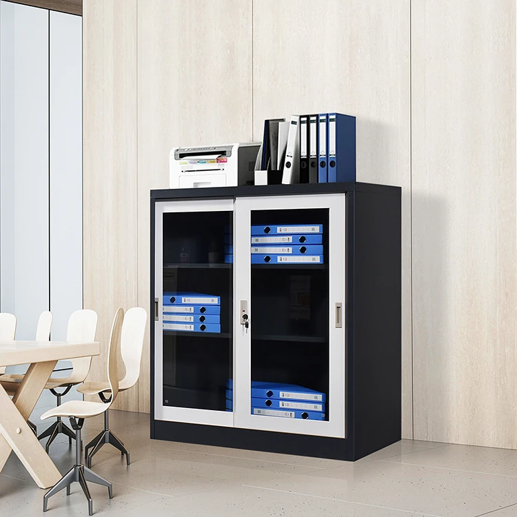 2 doors steel file cabinet office metal storage iron cabinet iron cupboard price