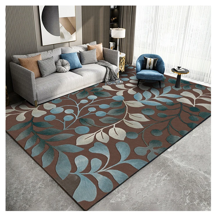 factory price Modern rugs custom  3D designs polyester shaggy carpets for living room