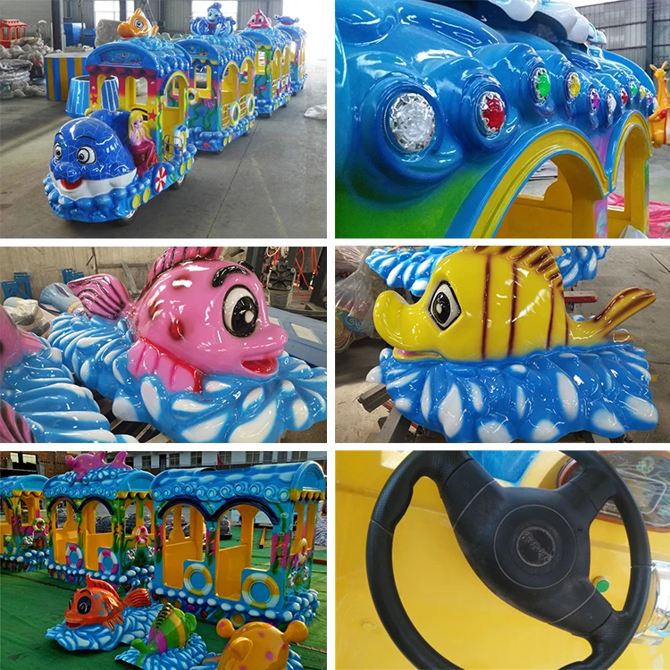 Новые детские аттракционы, поезд в парках развлечений для продажи!