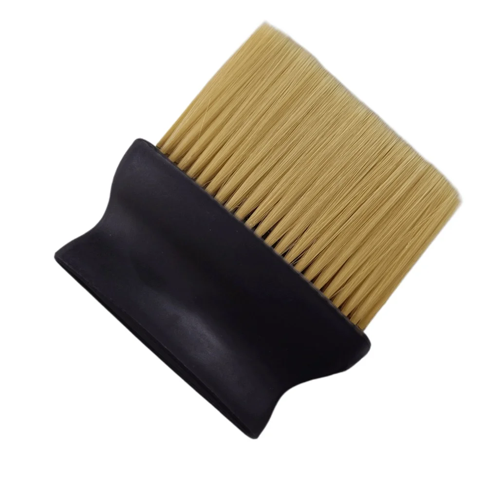 Pro Black Wide Cleaning Brush Hair Salon Hairdressing Neck Dust Clean Brush for Barber Hair Cutting Styling Tool