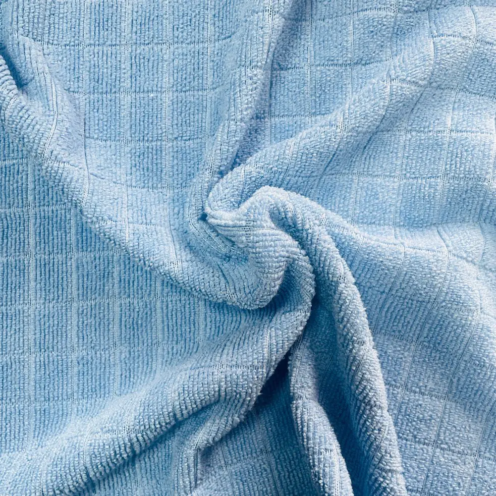 Microfiber Cleaning Cloth Terry Cloth Weft Knitted 300gsm Furniture Sanitary 30*30cm Stocked