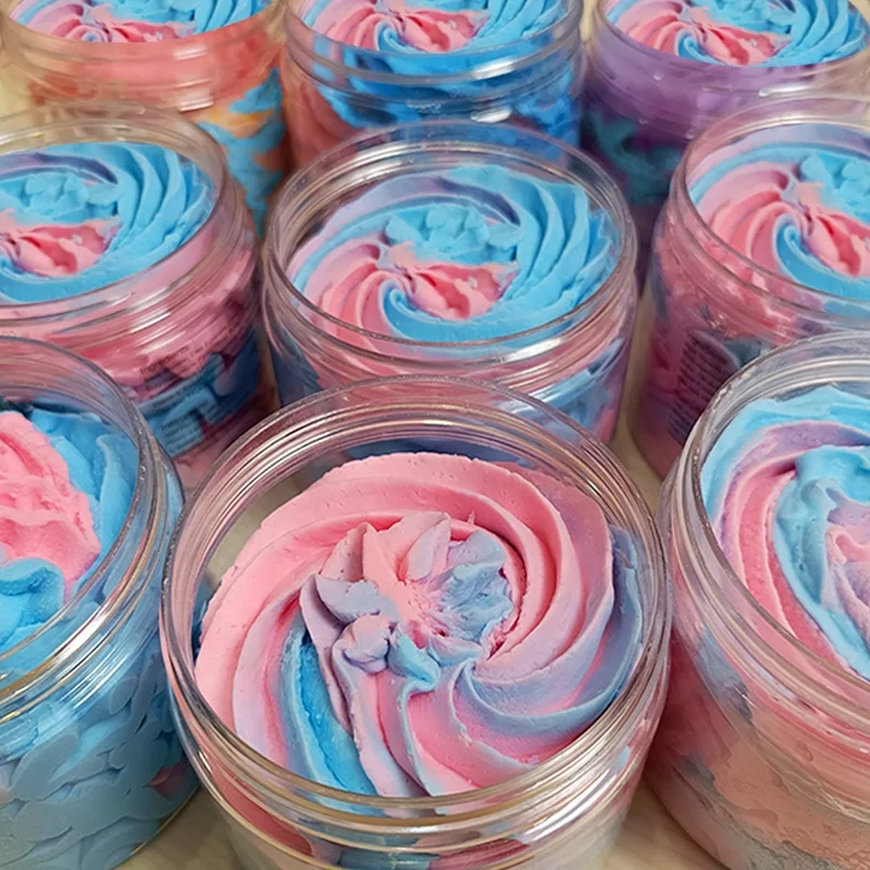 Вбитое мыло частная марка успокаивает ванну сухой кожи очищающее веганское вспененное скраб для тела отшелушивающее