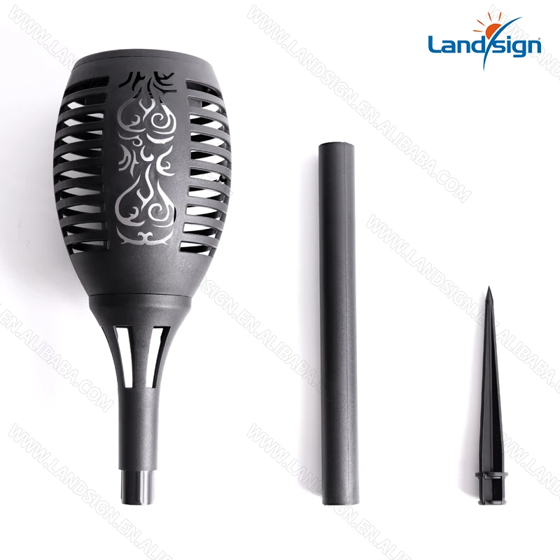 Waterproof outdoor antorcha led solar decorative lighting automatically turn on/off street lights from dusk to dawn