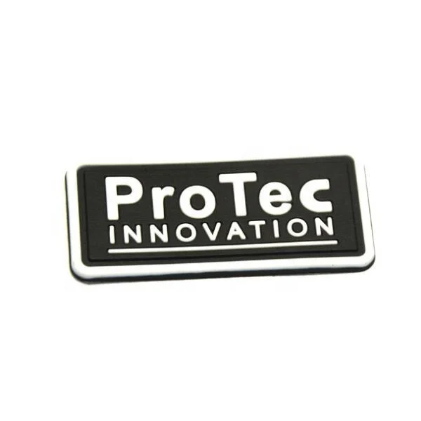 pvc logo patch rubber 3d clothing patch