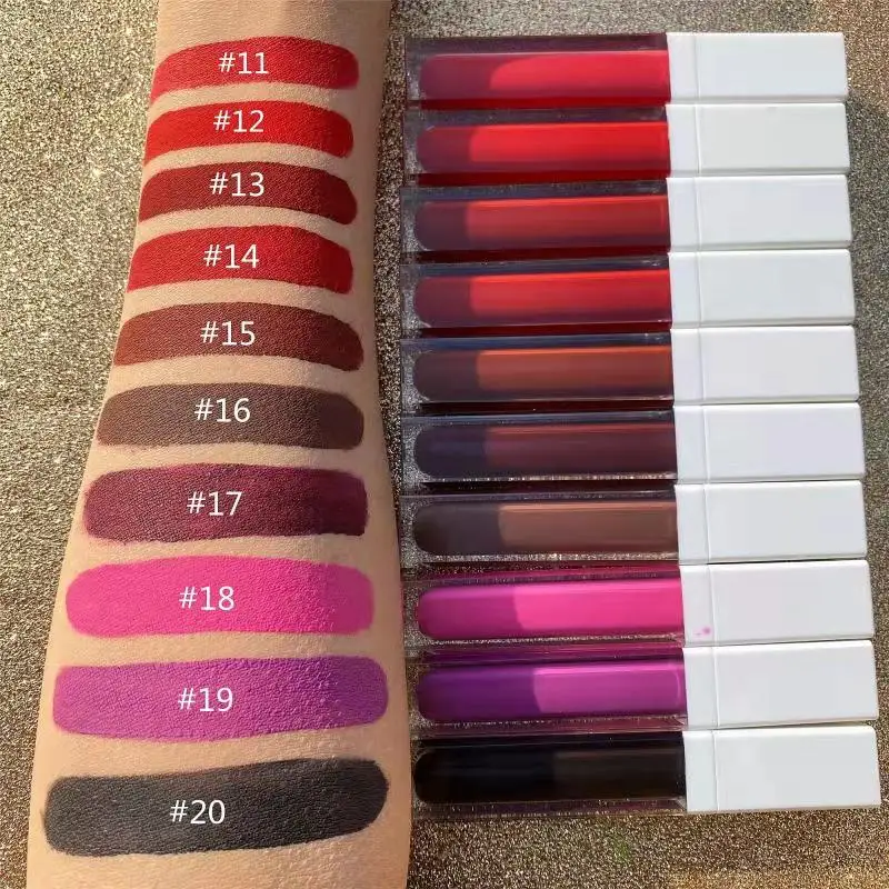 Pigmented custom wholesale  high pigment matte private label lipstick
