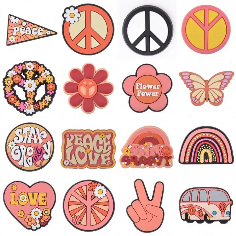 Талисманы для обуви из ПВХ в виде крокса на День Св. Валентина