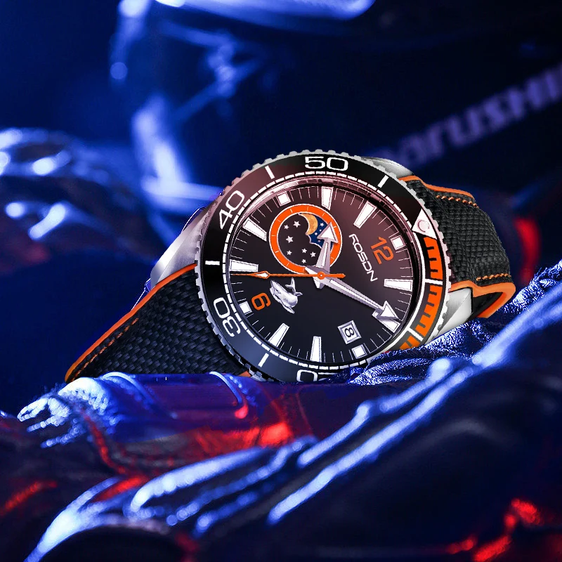 Custom Logo Customized NH35 Movement Diving Watch Automatic Mechanical Watch 20 ATM Luxury Diver Watch for Men
