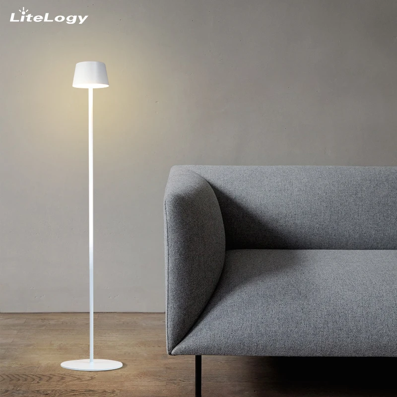 Luxury Modern Design Restaurant Hotel Indoor Decorative Minimalism Style Rechargeable bed side Floor lamp