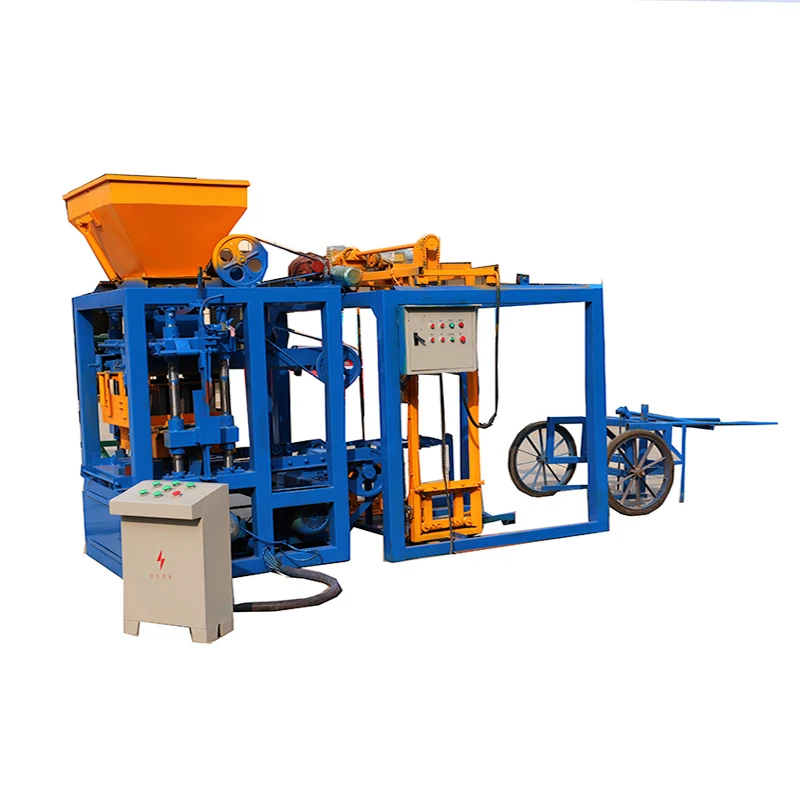 QT4 24B машина для изготовления бетонных столпов Moule Pave Mesin Karung Briq Fabrica De Ladrillo Brikes производства 13 45 кВт