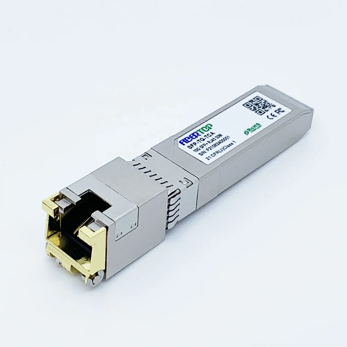 Fibertop для Сетей Juniper EX-SFP-10GE-T совместимый 10GBASE-T медный SFP + 30 m RJ45 трансивер