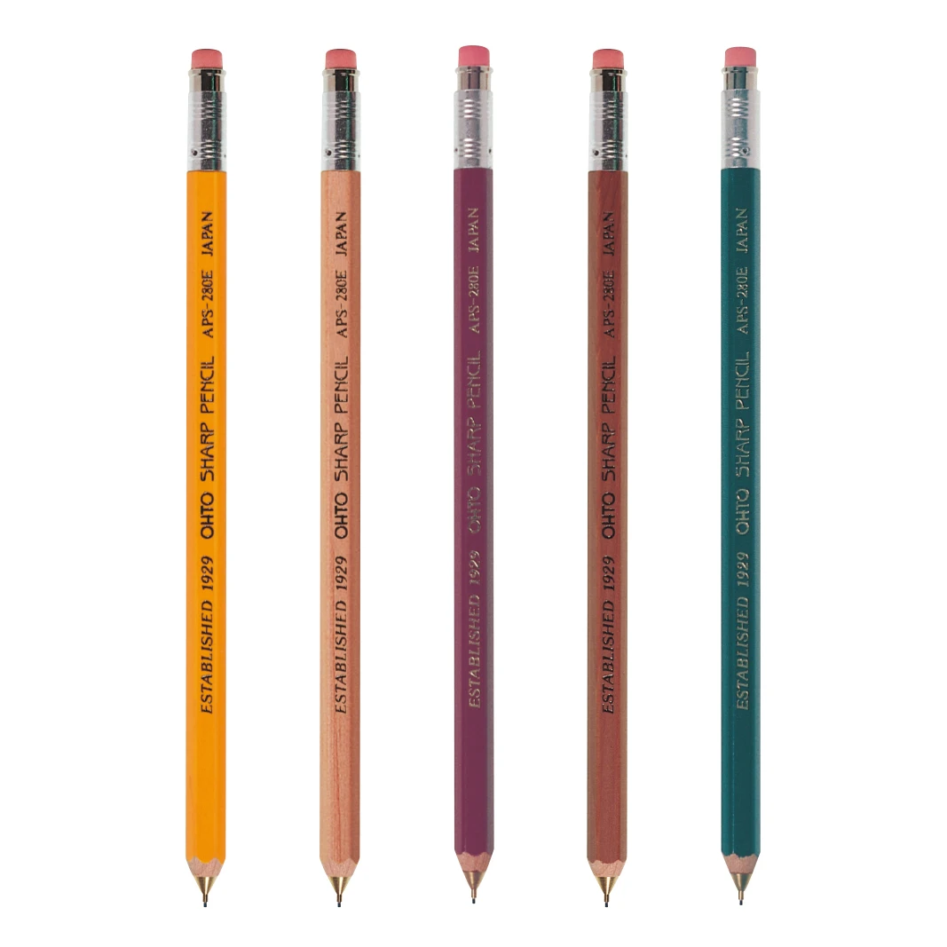 Customizable High Quality Japanese Mechanical Pencil With Eraser Natural Cedar Core 0.5mm OEM supplier