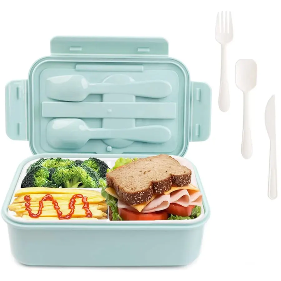 Compartments kids bento box Microwave safe school tiffin box eco friendly reusable lunch box