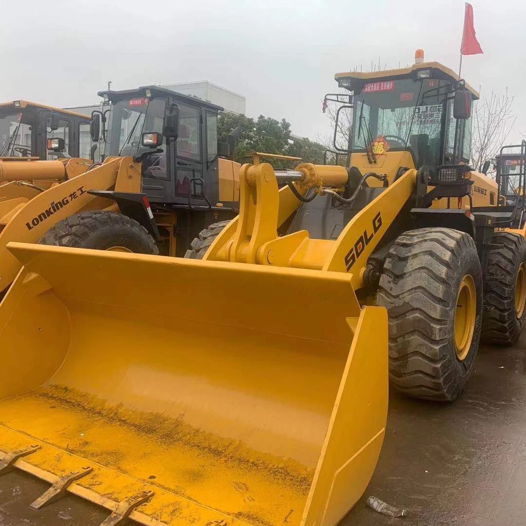 used 5 ton wheel loader sdlg l955f with low fuel consumption