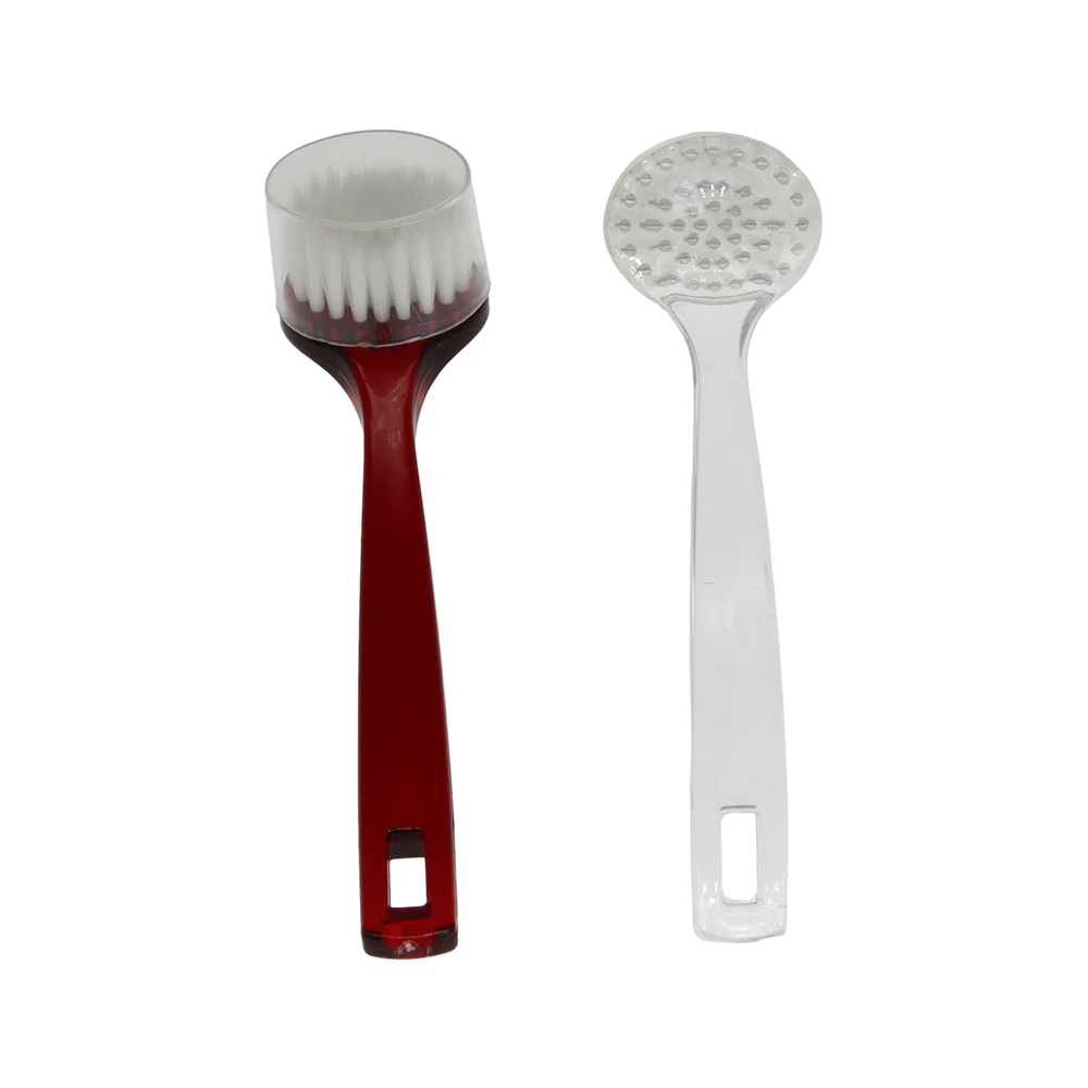 Facial Cleansing Brush Handle Face Scrubbers Soft Bristle Cleaner Brush Scrub Exfoliating for Face Care Makeup Skincare Removal