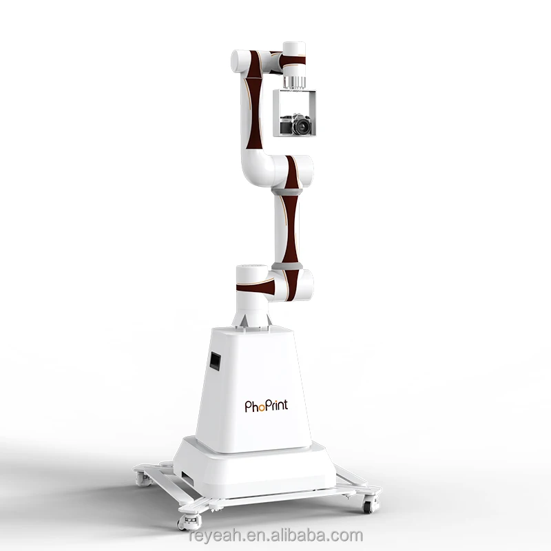 Phoprint Automated Glambot Machine Robot Arm Robotic Arm Glambot Photo Booth