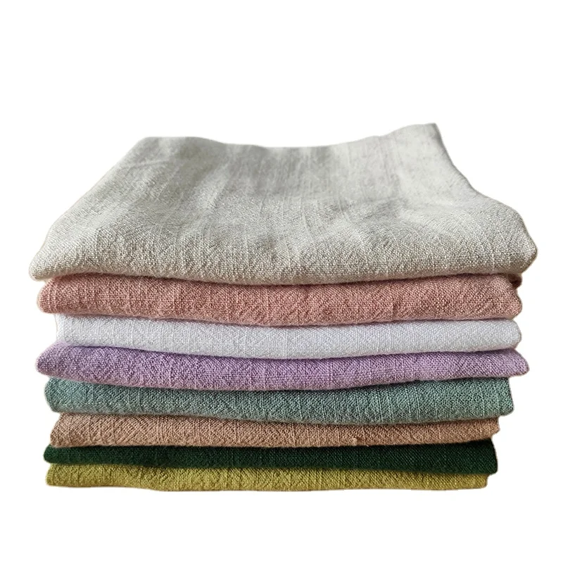 Chic Wedding napkins decoration event table napkin stone washed dusty blue napkins