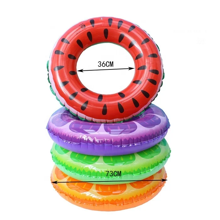 
Amazon Hot Sale Swim Party Toy Summer Adult Kids Inflatable PVC Swimming Ring 