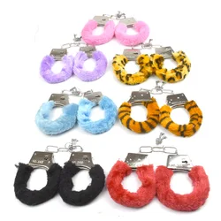 black bdsm sex toys adult pink fuzzy handcuffs for ladies hand cuffs sex sex toys for couples