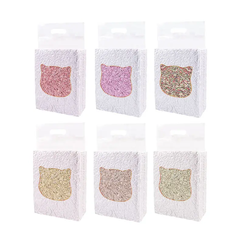 Arena Para Gatos Aglutinante Odor Eliminator 10L Walnut Shell Pea Corn Cassava Polymer Tofu Beads Cat Litter Sand For Cat Coffee