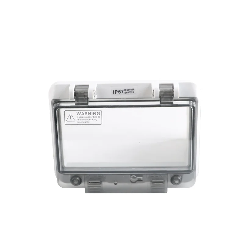 CHENF Transparent contact protection window hood waterproof box/ waterproof  Cable Junction distribution board Gland