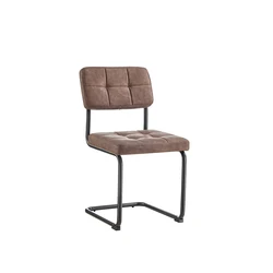 Velvet dining chair a comfortable supple chair with metallic legs