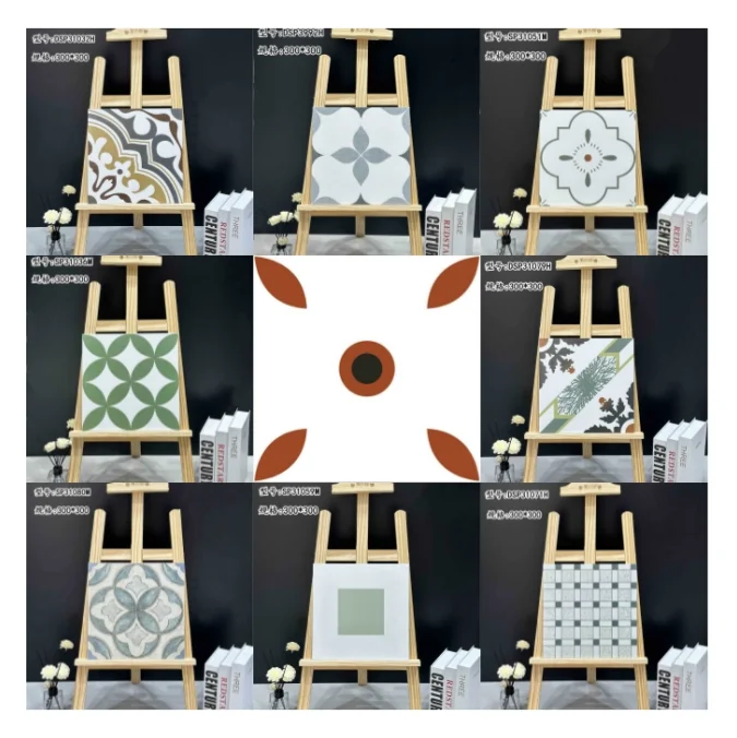 art deco kitchen wall tile silver split face decorative murals green wall with line pattern stenciling tile floor geometric tile