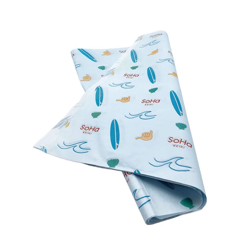 Qingdao Grease Proof Burger Wrapping Paper For Clothing Gift Packaging