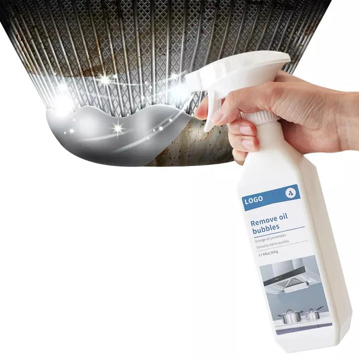 Multi-Purpose Foam Cleaner Spray Kitchen Oil Remover for Greasy Cooking Effective in Removing Oil from Surfaces