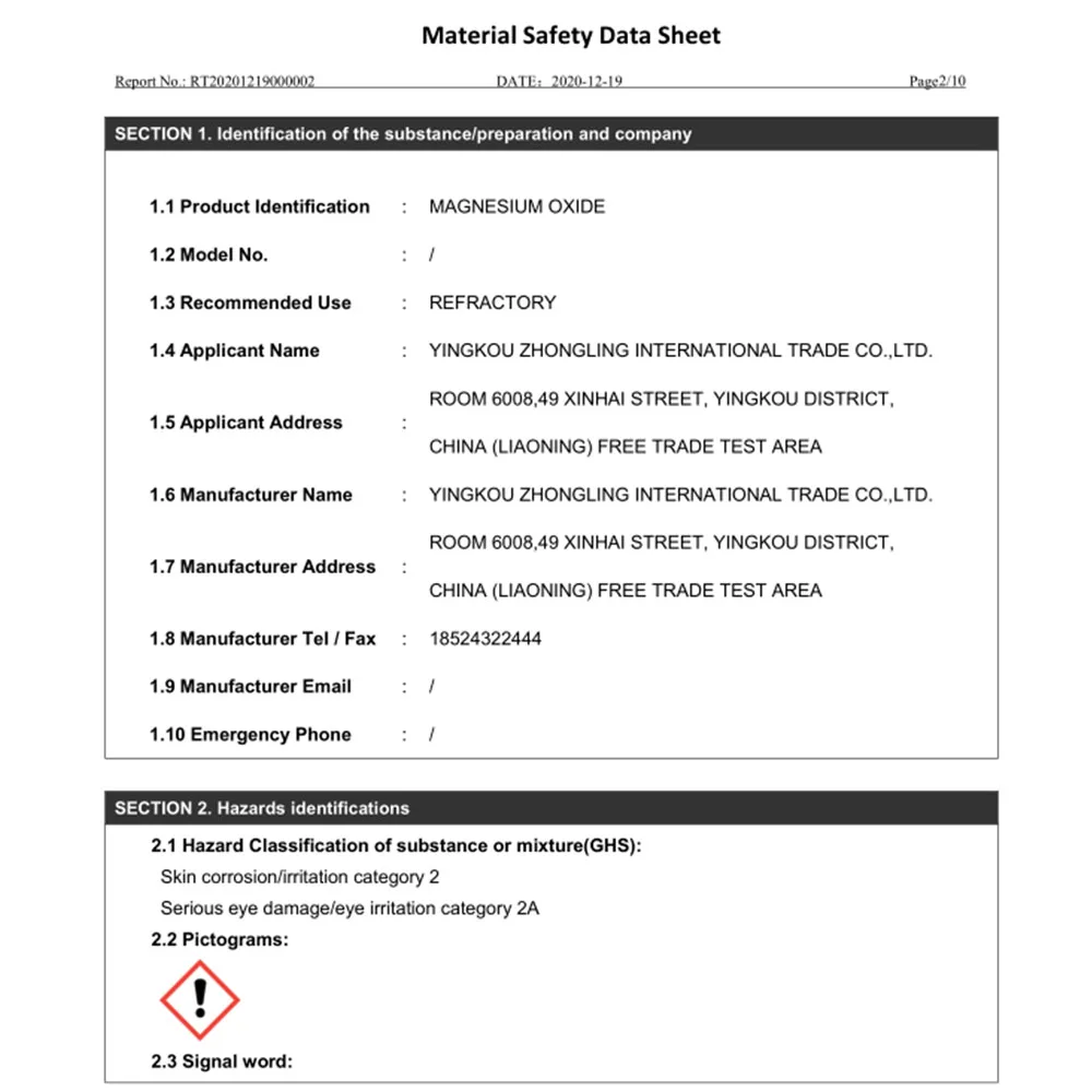 Wholesale superior quality brown rubber caustic calcined magnesite mgo powder