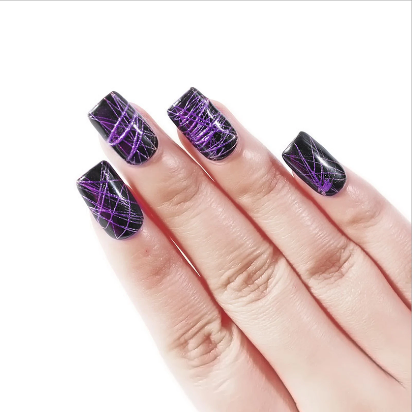 8ml Metal Spider Gel for Nail Design Web Line Wire Drawing Painting Gel Polish Nail Art Manicure Soak Off UV Varnish Gel