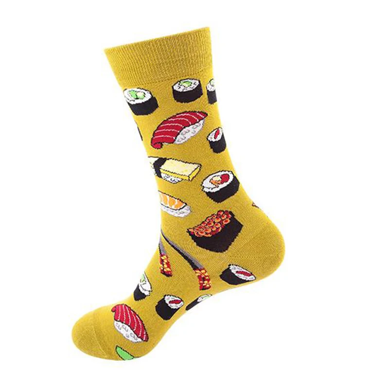 wholesale cute apple avocado sushi egg cookie burger food fun socks