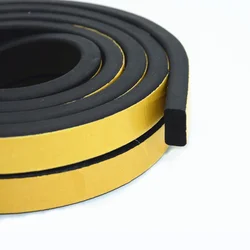 Electric Cabinet Door Waterproof Rubber Closed Cell Sponge Rubber Seal Strip