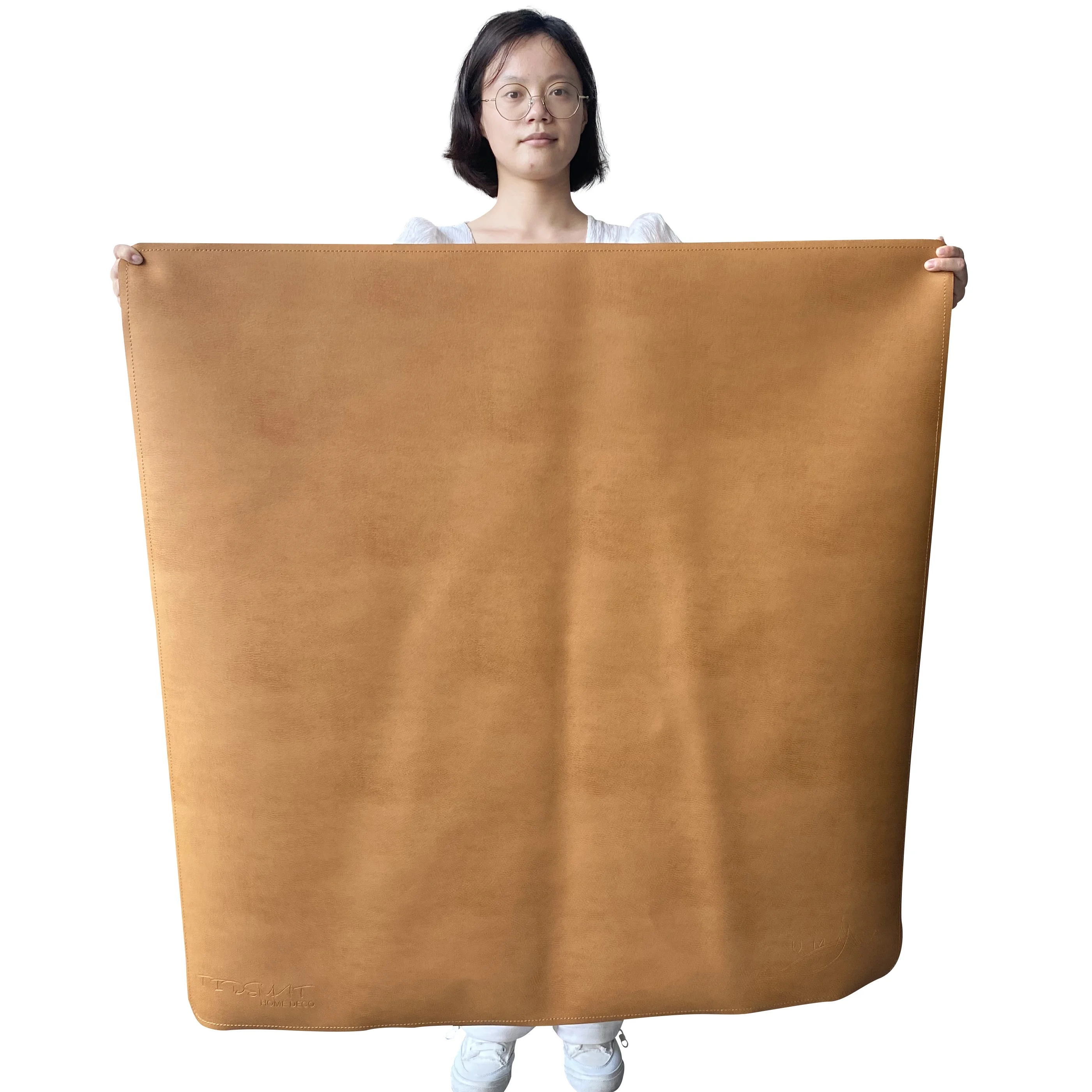 Высококачественный портативный многофункциональный коврик из искусственной кожи с принтом высоким стулом для