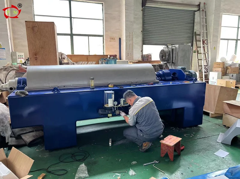 High Efficiency Continuous Horizontal Decanter Centrifuge Separator for Dewatering Humic Acid Waste Sludge