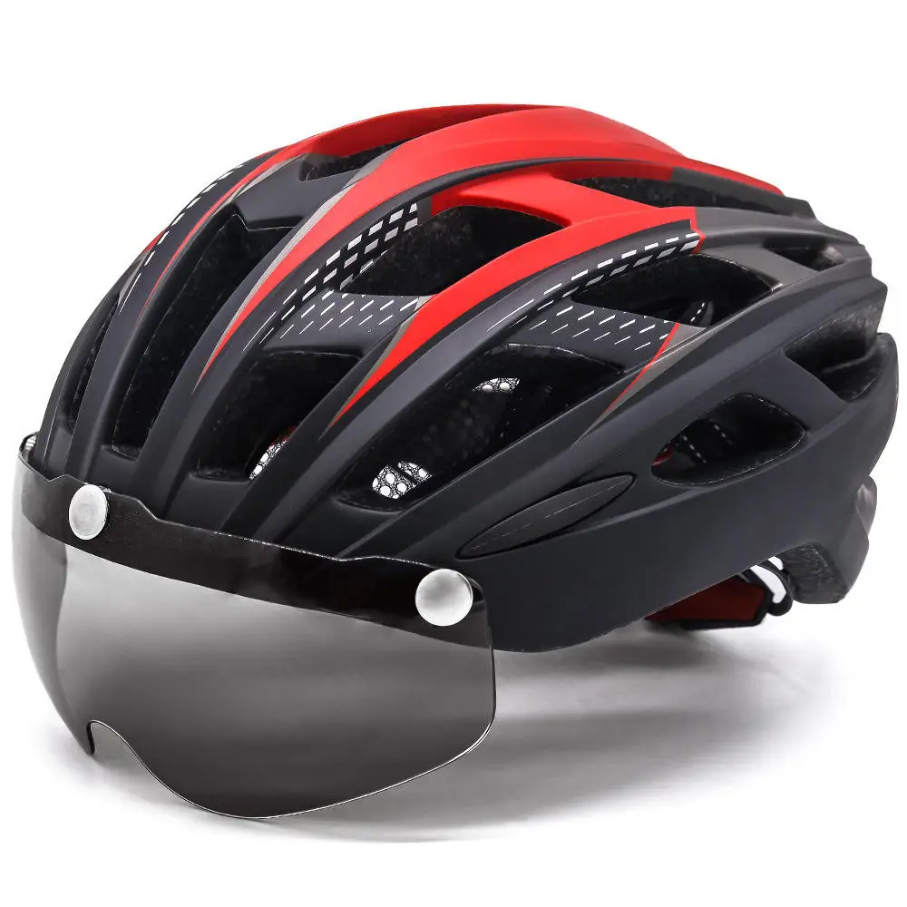 CHOOYOU custom 2022 Sports safety wind mirror integrated molding road mountain bike helmet adult riding helmet