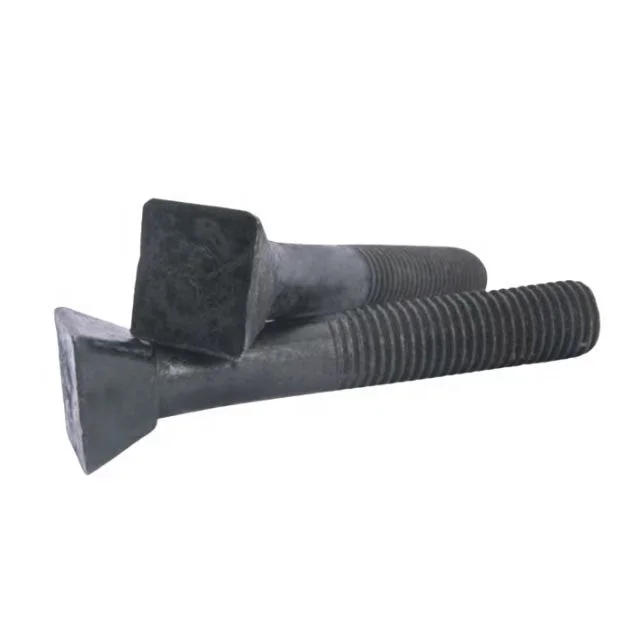 Manufacturer Special Shape Bolt High Tensile Steel For Ball Mill Machinery Carbon Steel Black Oxide Crusher Bolt Liner Bolt