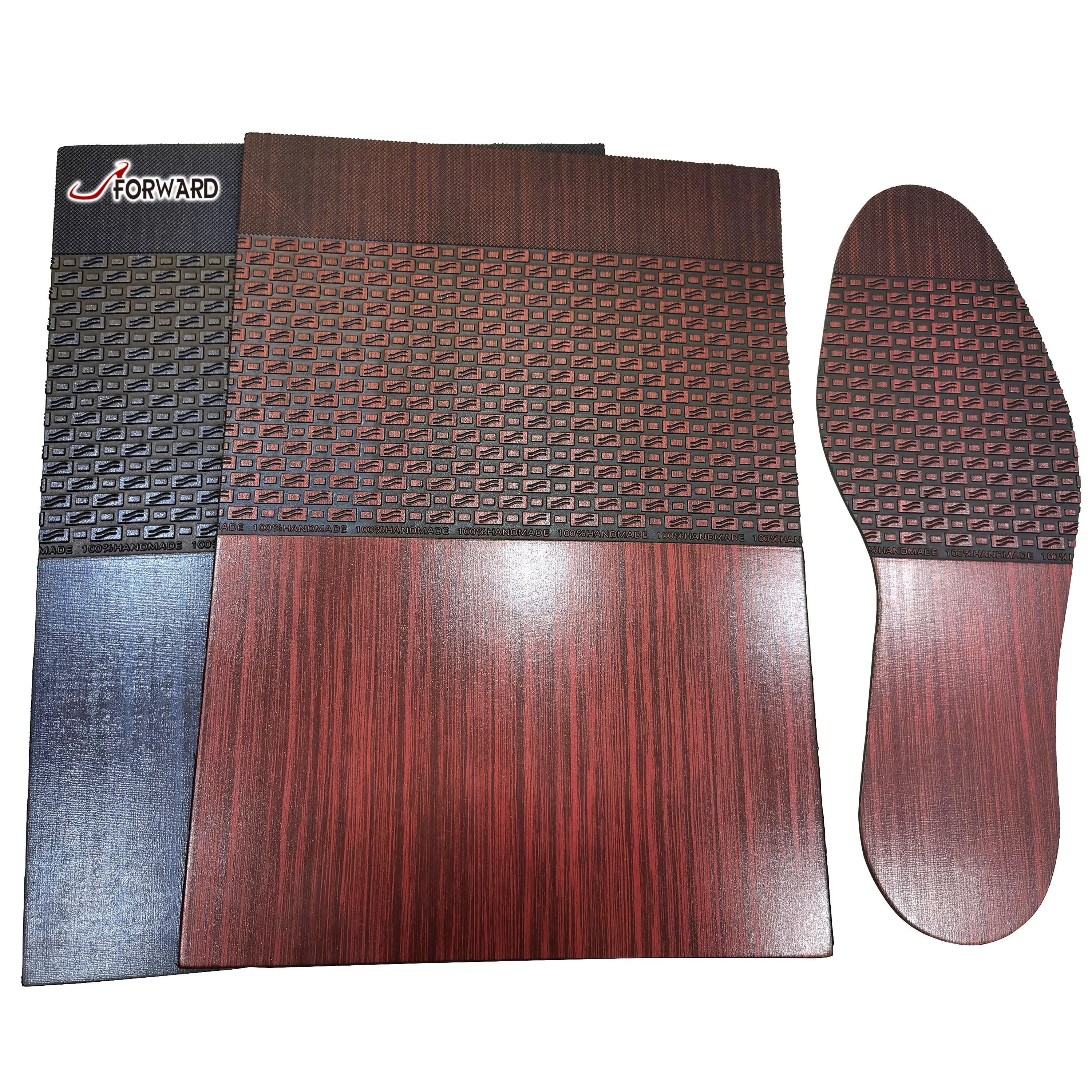China wholesale non-slip high heel rubber sheet for making men leather shoe sole