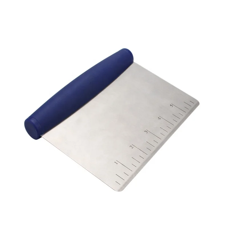Stainless Steel Dough Scraper,  Pizza and Dough Cutter, Bench Scraper