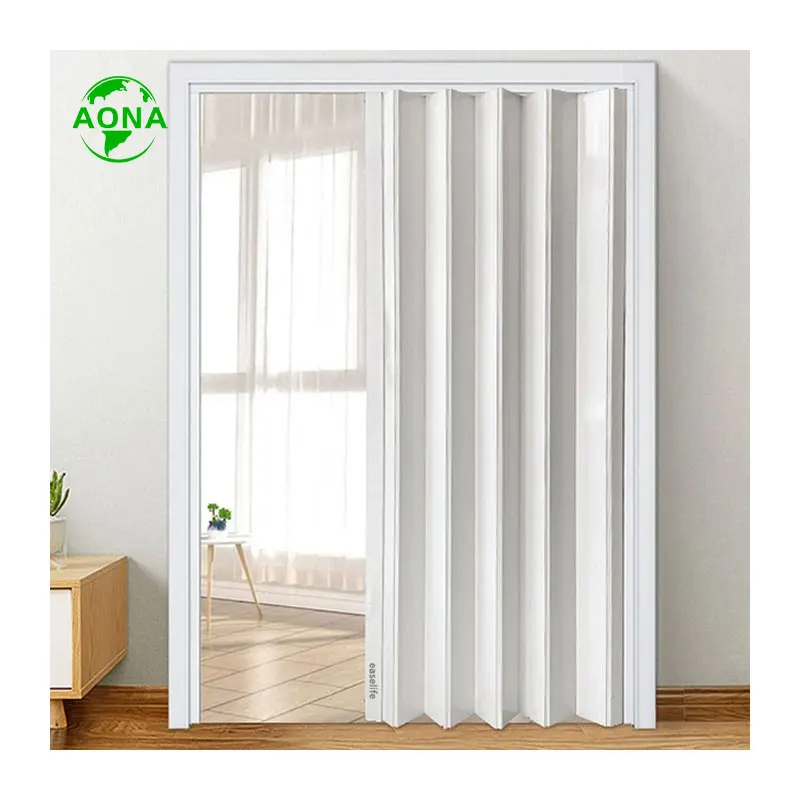 China Manufacturer PVC Sliding Accordion Folding Door