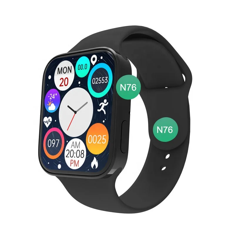 2021 New Cell Mobile Phone wearfit iwo serie 7 smartwatch n76 smart watch n76