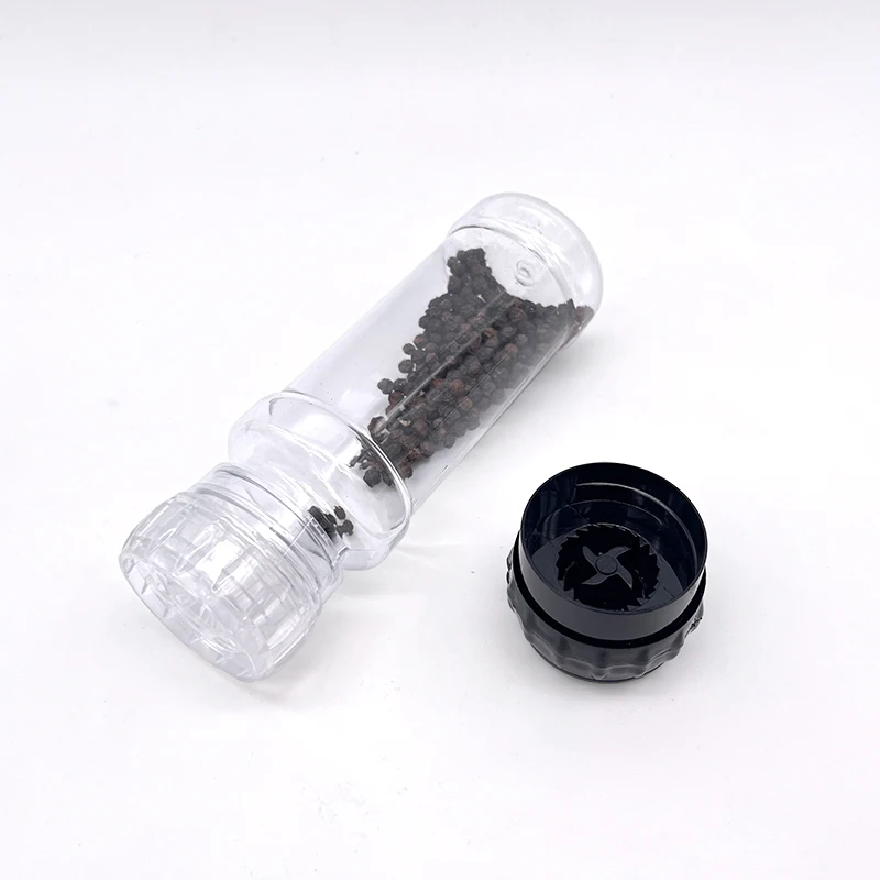 200ml Salt Spice Bottle Salt And Pepper Mill Shakers Grinder /  Plastic Spice Grinder