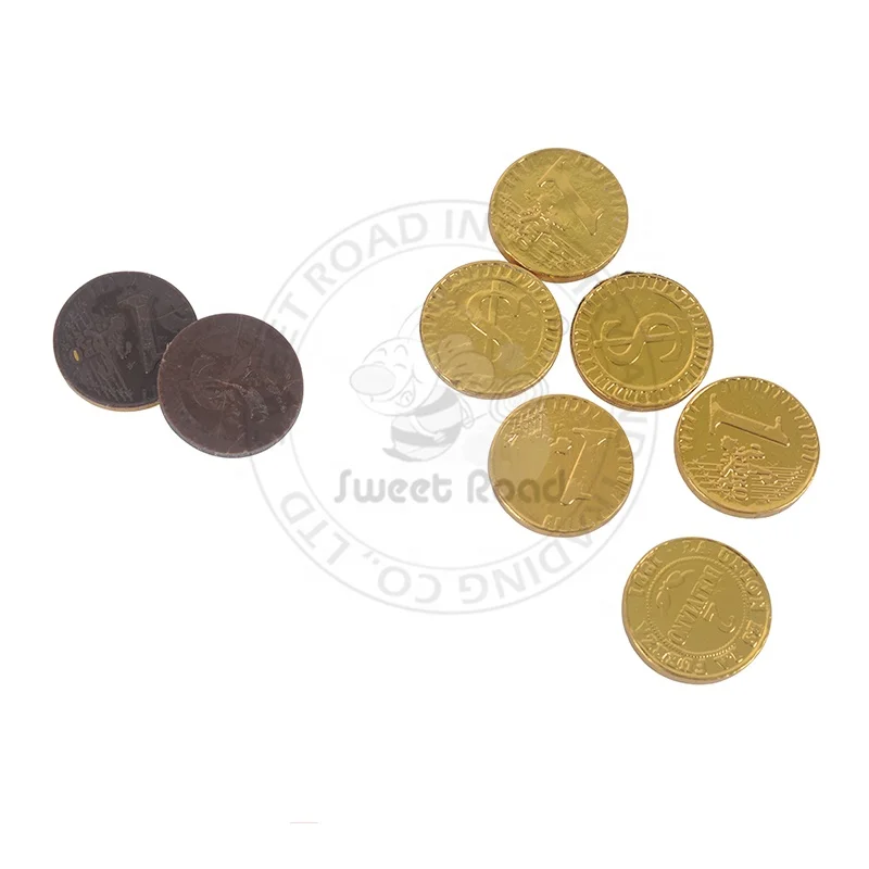 Golden Coin Chocolate in Sports Water Bottle